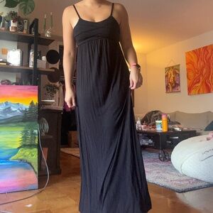 Donna Ricco Black Maxi Dress